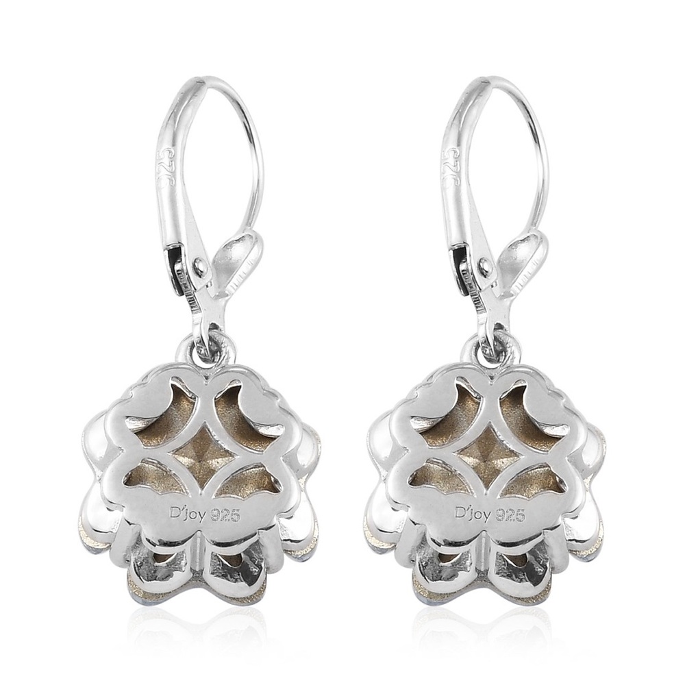 SWAROVSKI Blue Shade Crystal Earrings - Picture 4 of 10